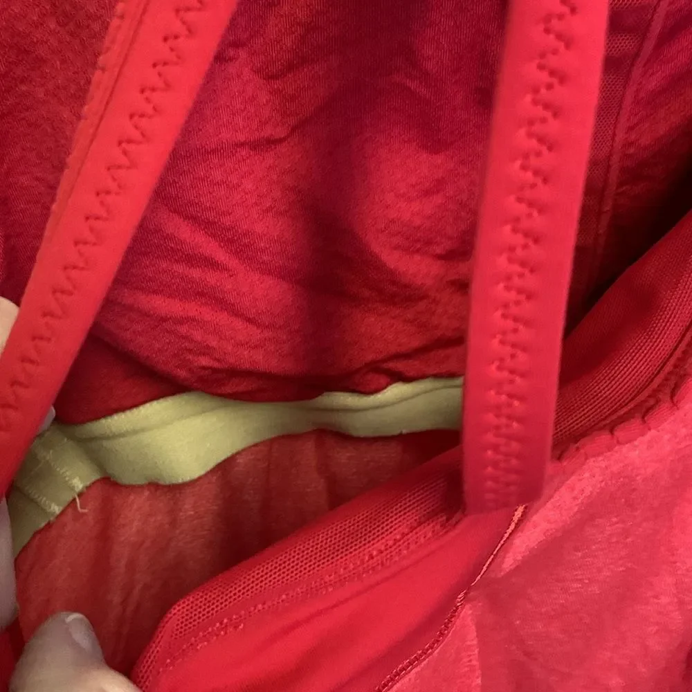 Lululemon Women's Power Technique Bright Red Racerback Athletic Tank Top Size 4